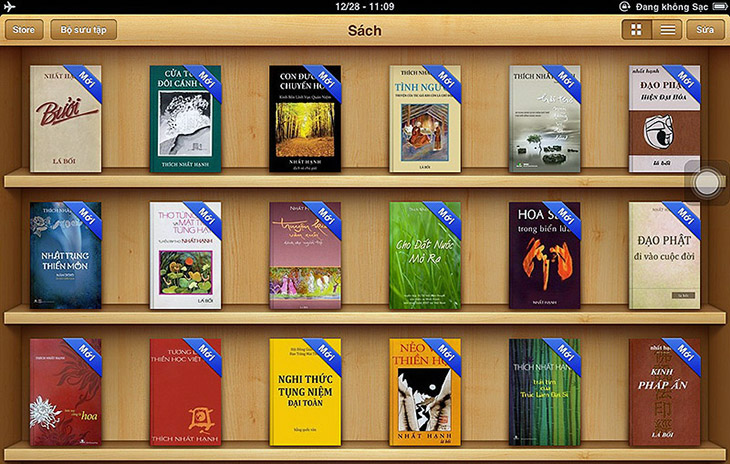 Định dạng EPUB hiển thị trong Ipad - ứng dụng iBooks